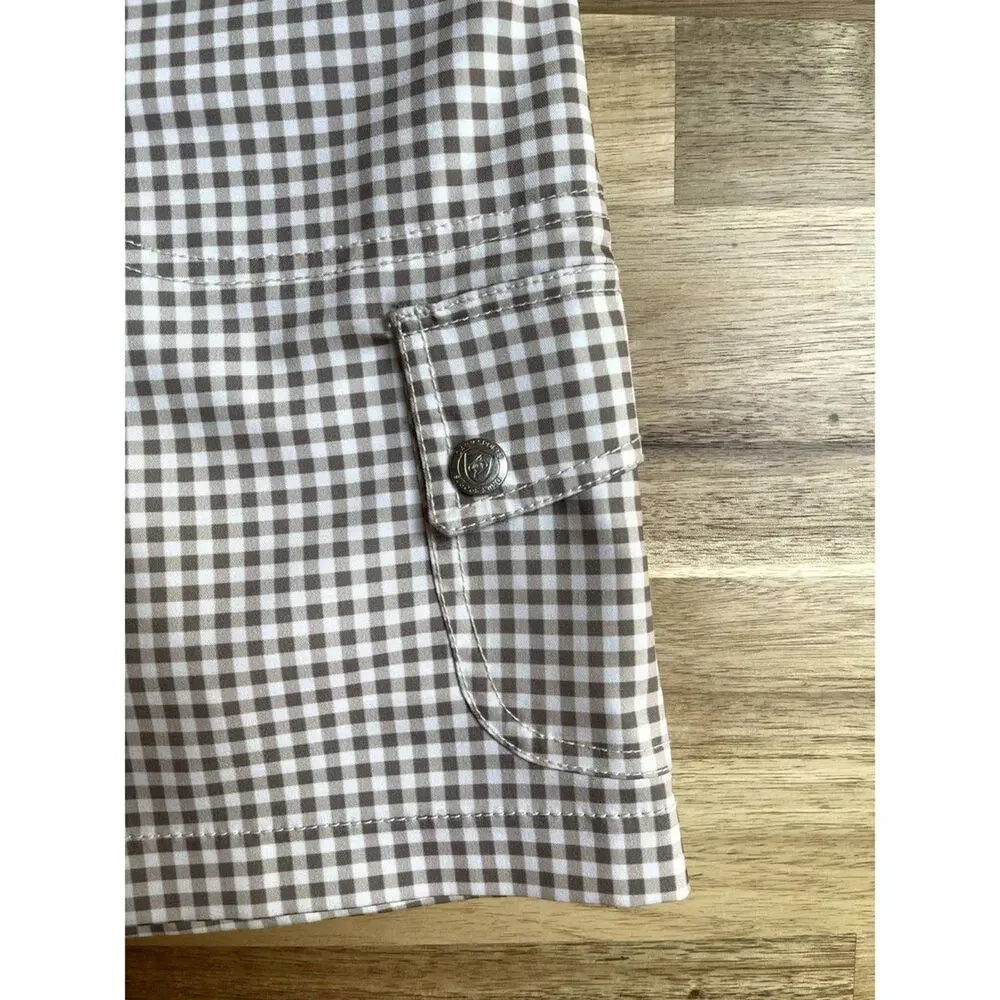Daily Sports Athletic Golf Leisure Skort Skirt Gingham Size 4
